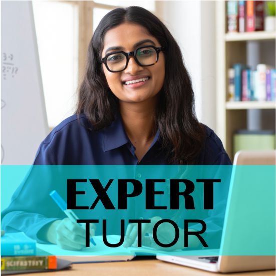 Large size image showcasing a lady tutor sitting on a table symbolizing expert IB tutor available in Faridabad
