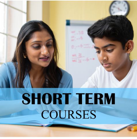 Small size image showcasing a lady tutor taking short term course for Class 10 Maths