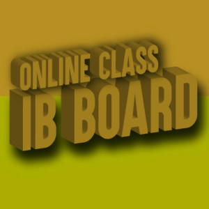 Online Class IB Board written in 3D
