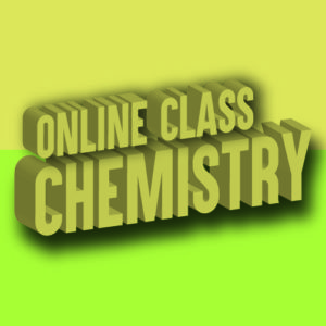 Online Class Chemistry written in 3D